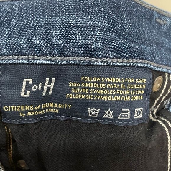 CoH Skinny Jeans Avedon Blue Ankle Denim Citizens of Humanity Stretch Sz 26 - Picture 8 of 10